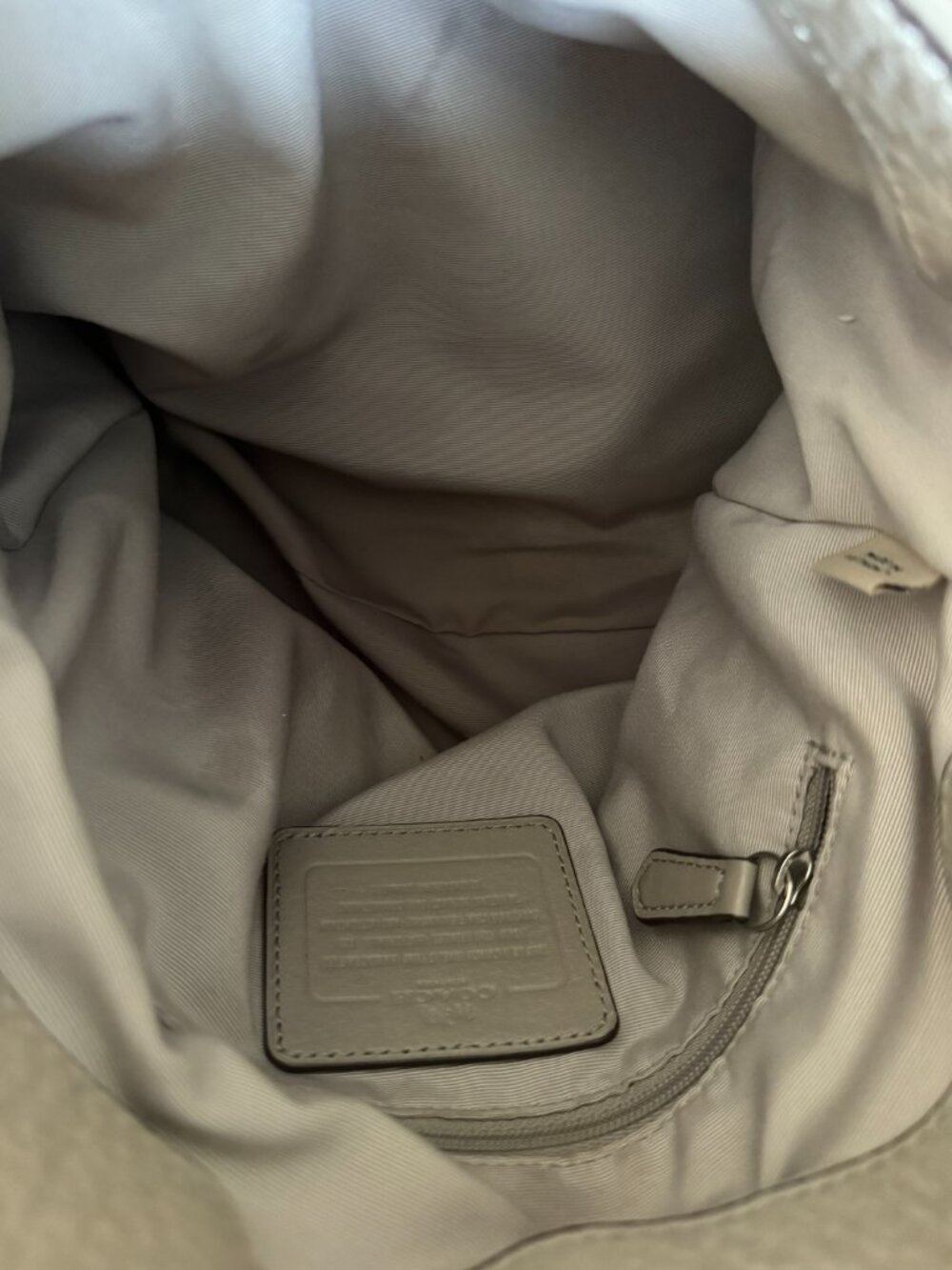 Coach Madison Phoebe Shoulder Bag Taupe/Beige/Nude/Gray - Picture 4 of 8